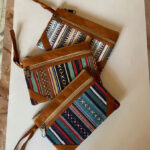 Suede Cotton Hand Purse