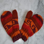 Children's Woolen Hand Knit Mittens