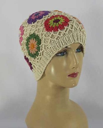 Crochet Patch Cotton Hats