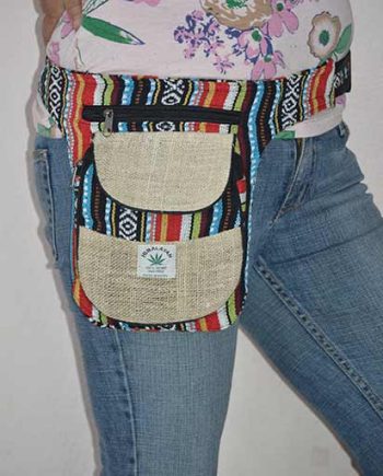 Nepalese Hemp Cotton Belt Bags