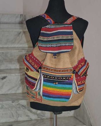 Recycled Jute Cotton Rucksack