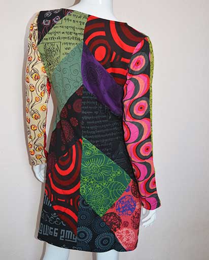 Kathmandu-Hippie-Dresses,-Nepalese-Patch-Dresses,-Kathmandu-Clothing
