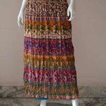 Full Length Wrinkled Skirts