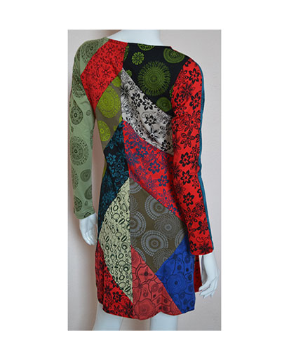 Nepal-Dresses,-Boho-Dresses,-Kathmandu-Hippie-Clothing,-Hamalayan-Patch-Dresses