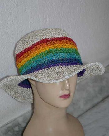 Rainbow Hemp Cotton Hats