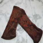 Velvet Embroidered Hand Warmers