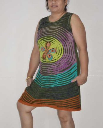 Stonewashed Razor Cut Dresses