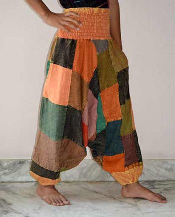 Aladdin Patch Cotton Trousers