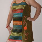 Ribbed Cotton Strap Dress