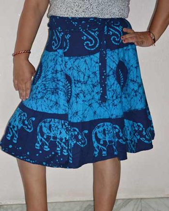 Batik  Short Cotton  Skirt