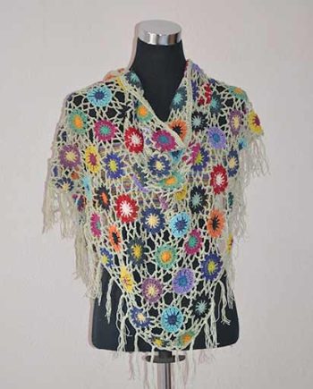 Cotton Yarn Triangle Scarves