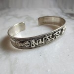 Tibetan White Metal Bracelets