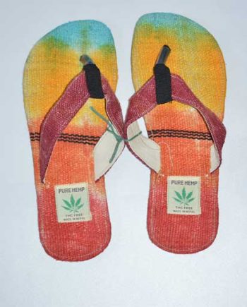 Tie Dye Hemp Slippers