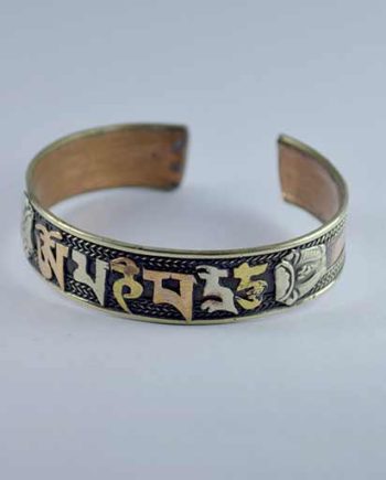 Three Metal Tibetan Bangle