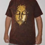 Buddha Face Cotton Tee Shirts