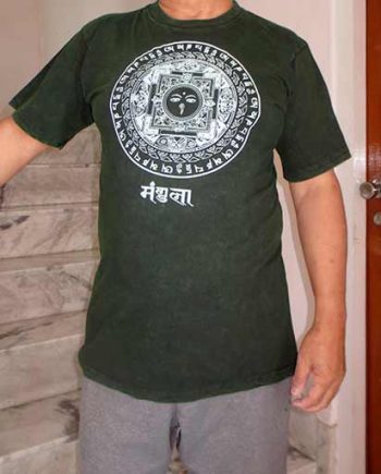 Stonewashed Mandala Cotton T-Shirts