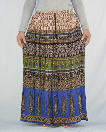Rayon Wrinkled Skirts