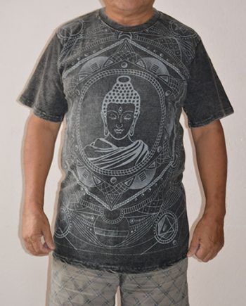 Stonewashed Buddha Cotton Tee Shirts