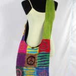 Peace Sign Cotton Jogi Bags