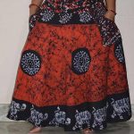 Batik Cotton Midi Skirts