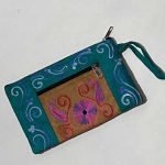 Suede Handmade Embroidered Purses