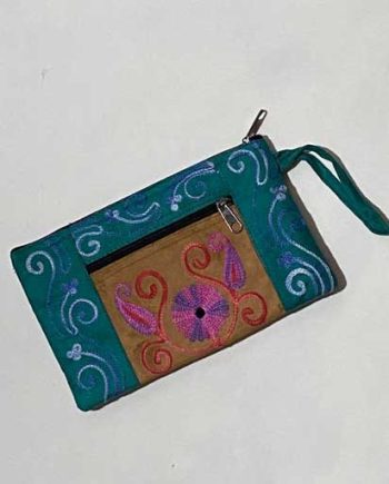 Suede Handmade Embroidered Purses