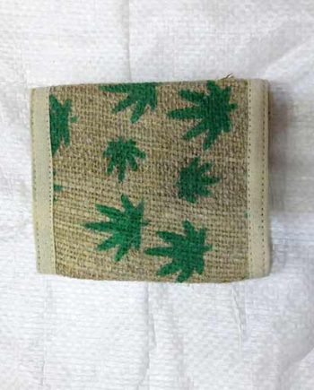 Handmade Hemp Leaf Wallets