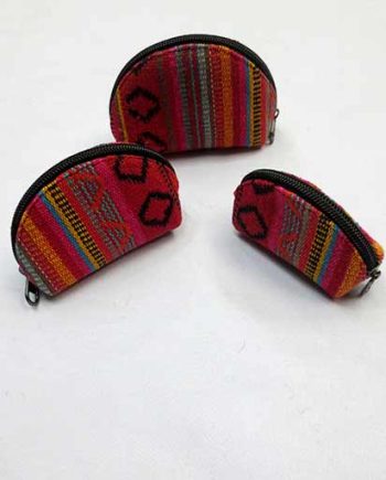 Three Piece Cotton Coin Purses