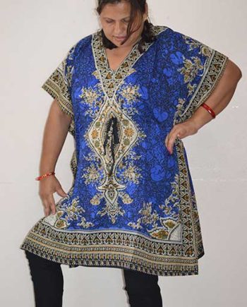 Loose Viscose Kaftan Tops