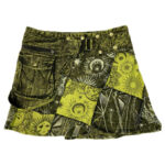 Money Belt Patchwork Cotton Skirts