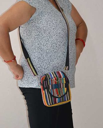 Gheri Cotton Mini Crossbody Bags