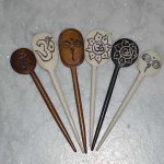 Handmade Bone Hair Pins