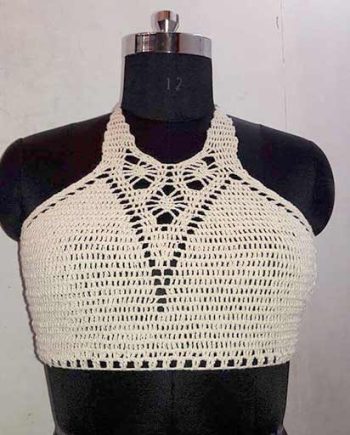 Cotton Yarn Crochet Tops