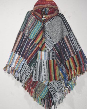 Patchwork Thick Cotton Ponchos