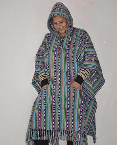 Himalayan Long Cotton Ponchos | Himalayan Exports