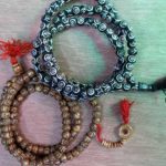 Buddha Eyes Mantra Bone Mala