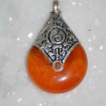 Himalayan Hand Carved Metal Pendents