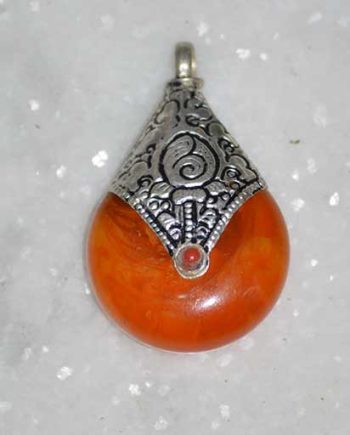 Himalayan Hand Carved Metal Pendents