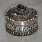 Filigree White Metal Jewelry Box