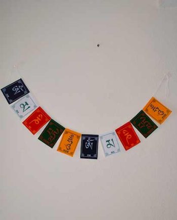 Tibetan Mantra Velet Prayer Flags