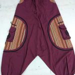 Side Pocket Baggy Cotton Trousers