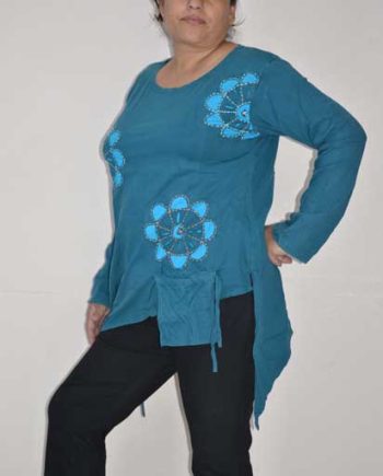 Chakra Patch Cotton Tops