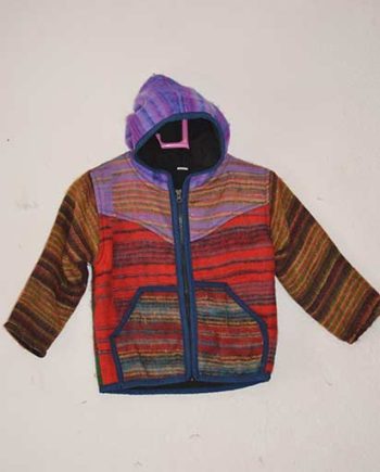 Children's Fleece lined hooded jacket