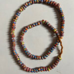 Chevron Glass Bead Necklace
