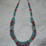 Ethnic Nepalese White Metal Necklace