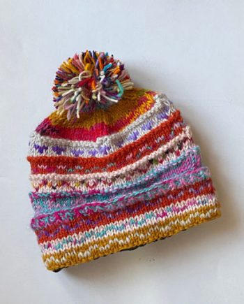 Multicolor Woolen Roll Hat