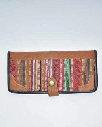 Leather Cotton Purse