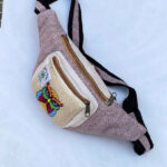 Multicolor Owl Hemp Belt Bags
