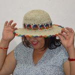 Crochet Flower Hemp Hats