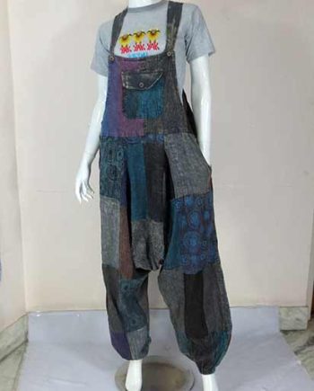 Handmade Hippie Cotton Patch Overall